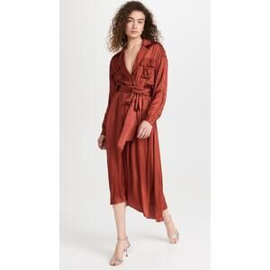 Misa Los Angelas Blaire Dress Burnt Orange Size: L